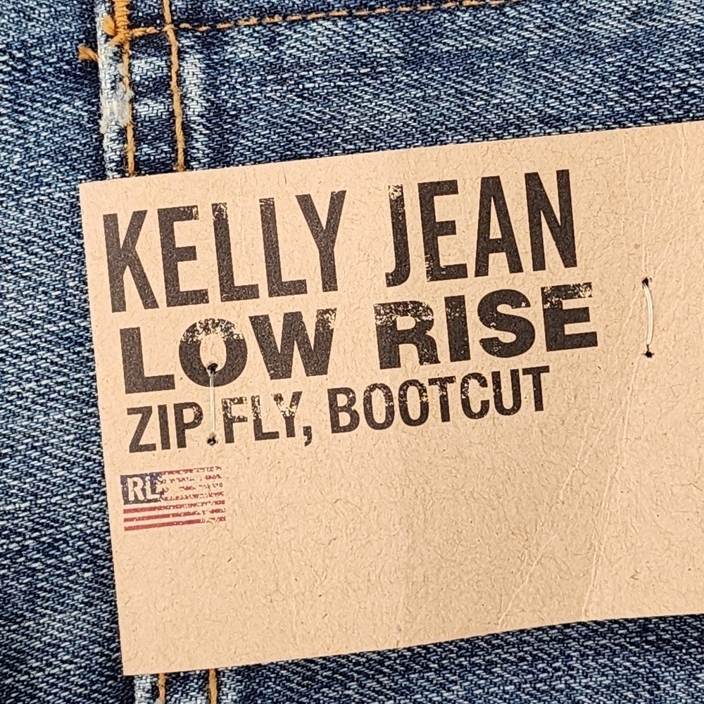 Ralph Lauren Polo Jeans Co Women's Kelly Cotton Low Rise Jeans - 12 - Picture 9 of 9